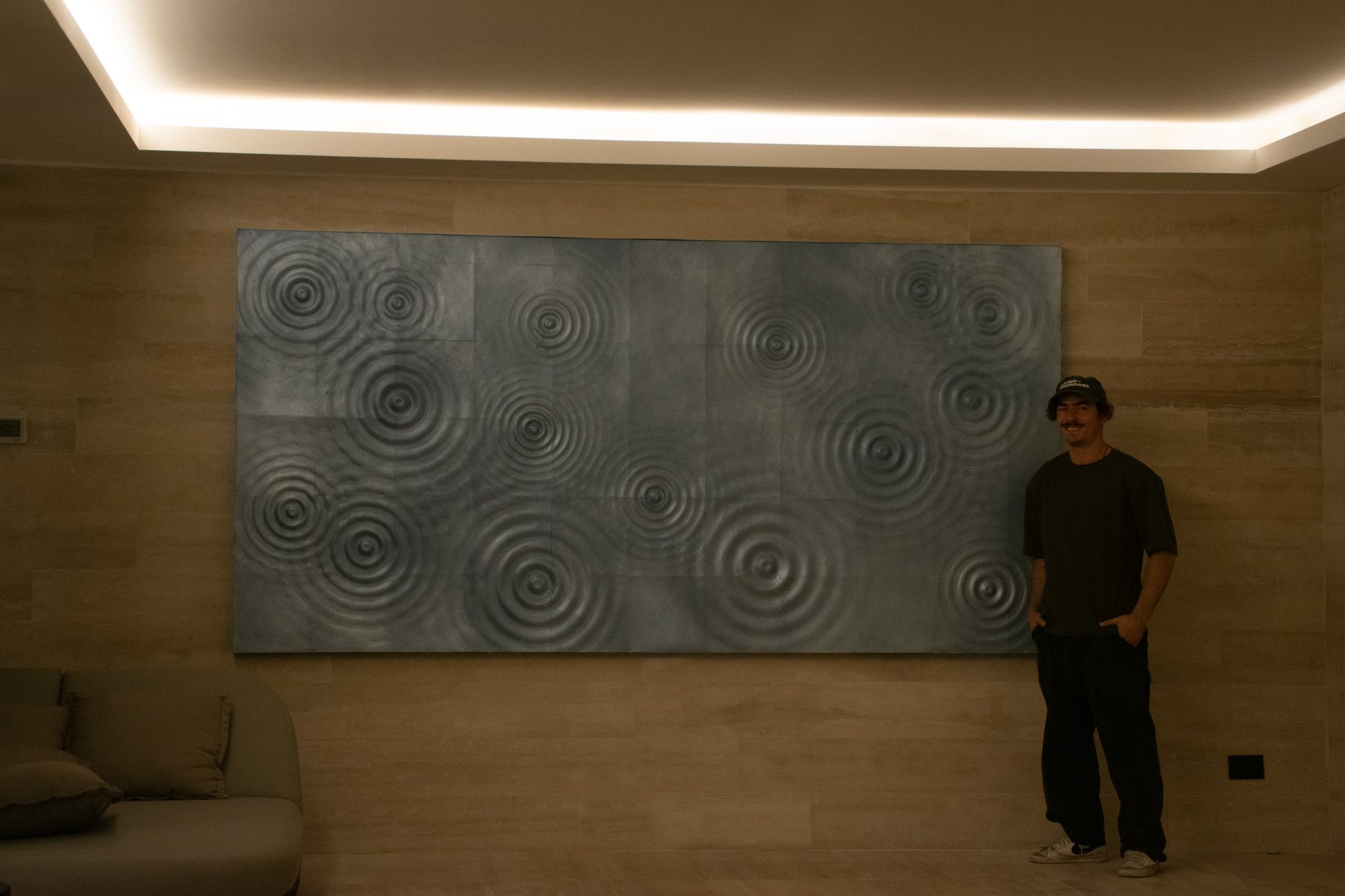 Gotas en resina, arte paramétrico de Martín Jiménez