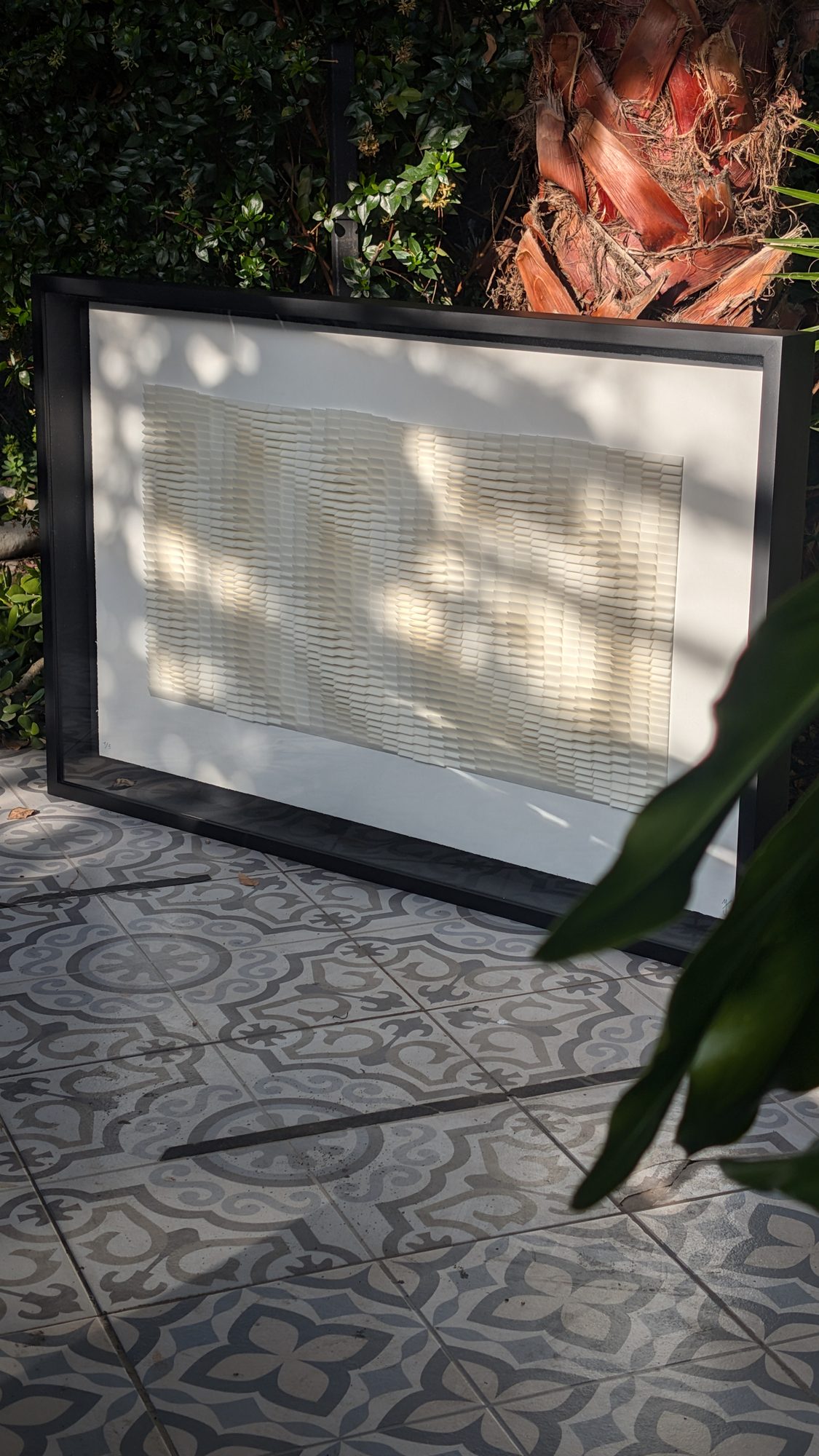 G3, relieve paramétrico de campo de ondas enmarcado, por Martín Jiménez.